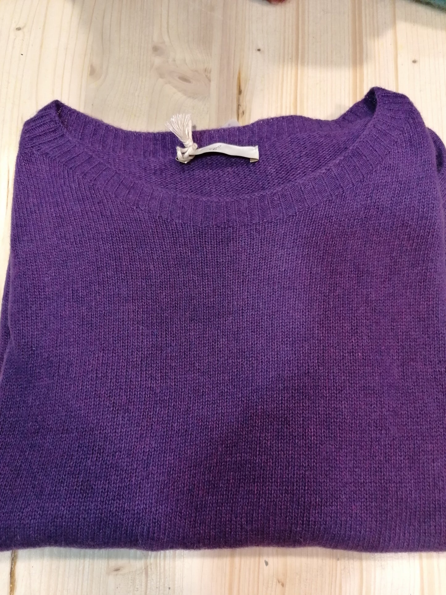 Maglioncino cashmere collo rotondo