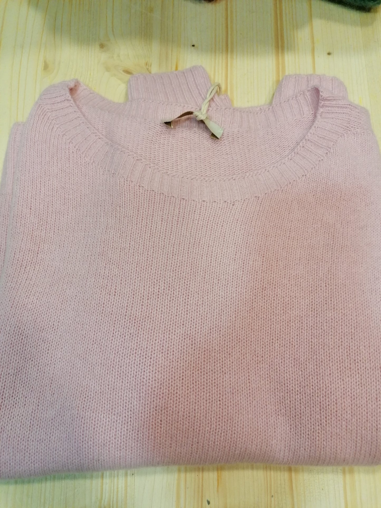 Maglioncino cashmere collo rotondo