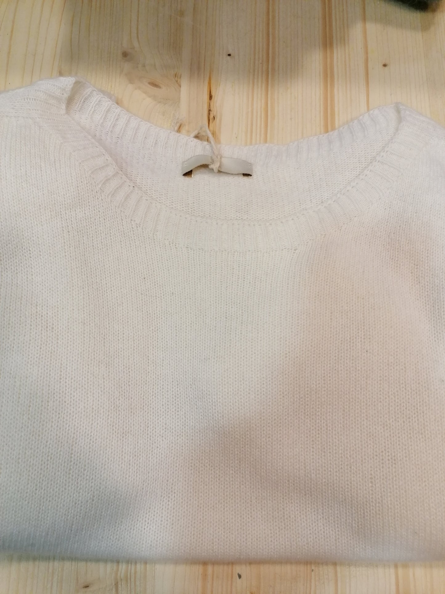 Maglioncino cashmere collo rotondo