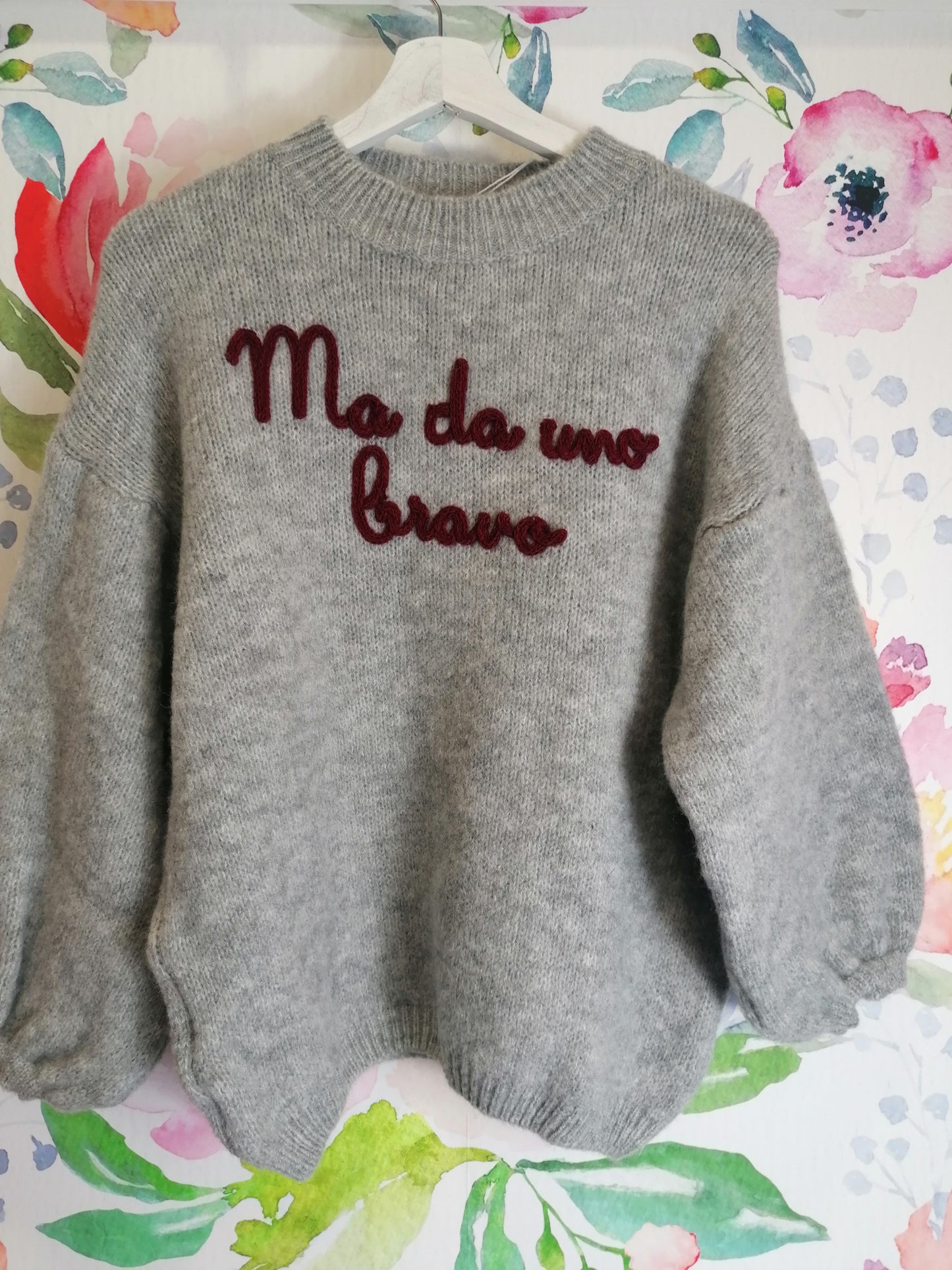 Maglione "Ma da uno bravo"