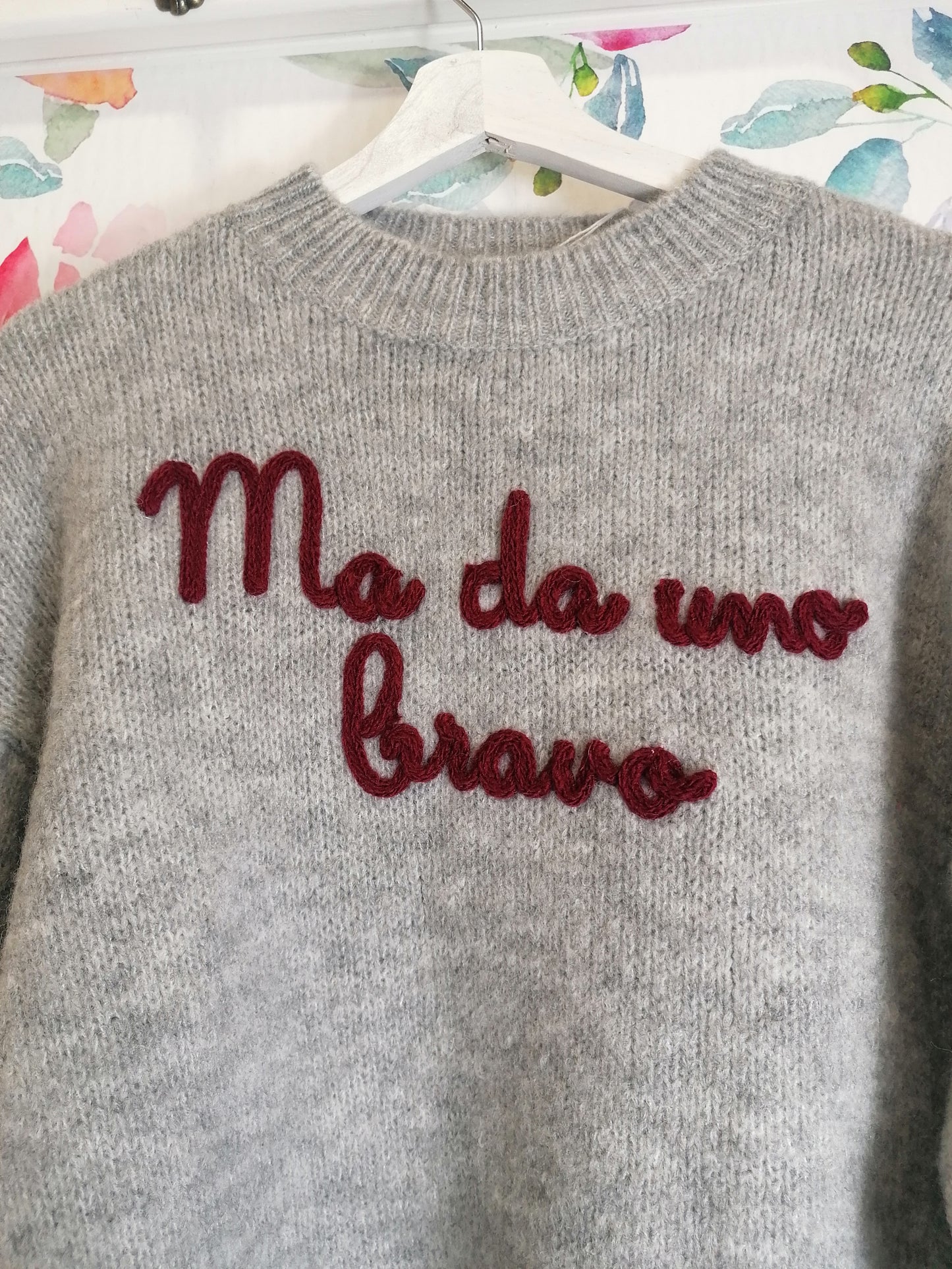 Maglione "Ma da uno bravo"