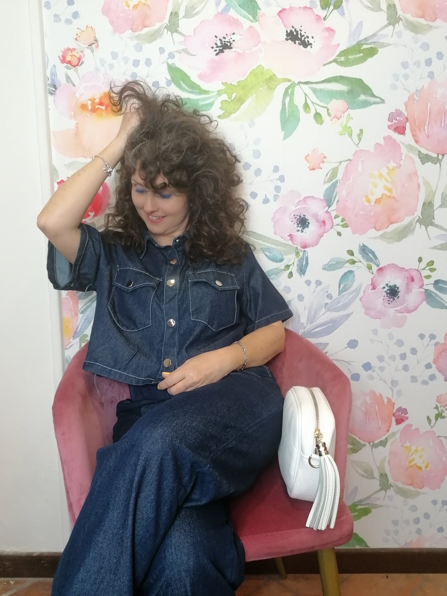 Completo denim blu scuro