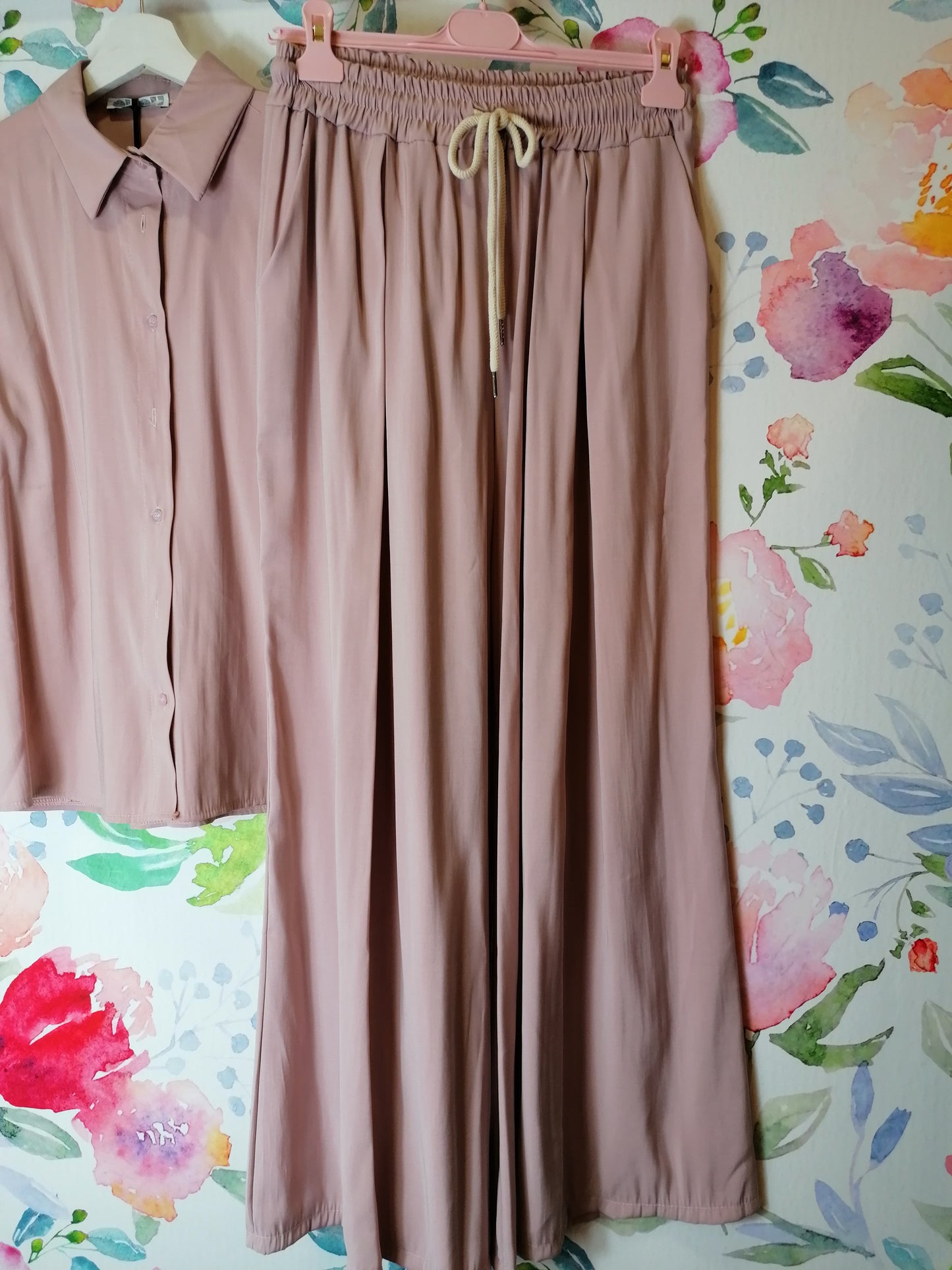 Camicia viscosa maniche a palloncino