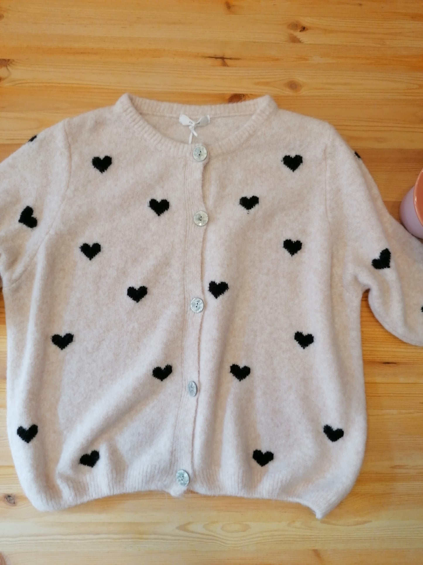 Cardigan cuori