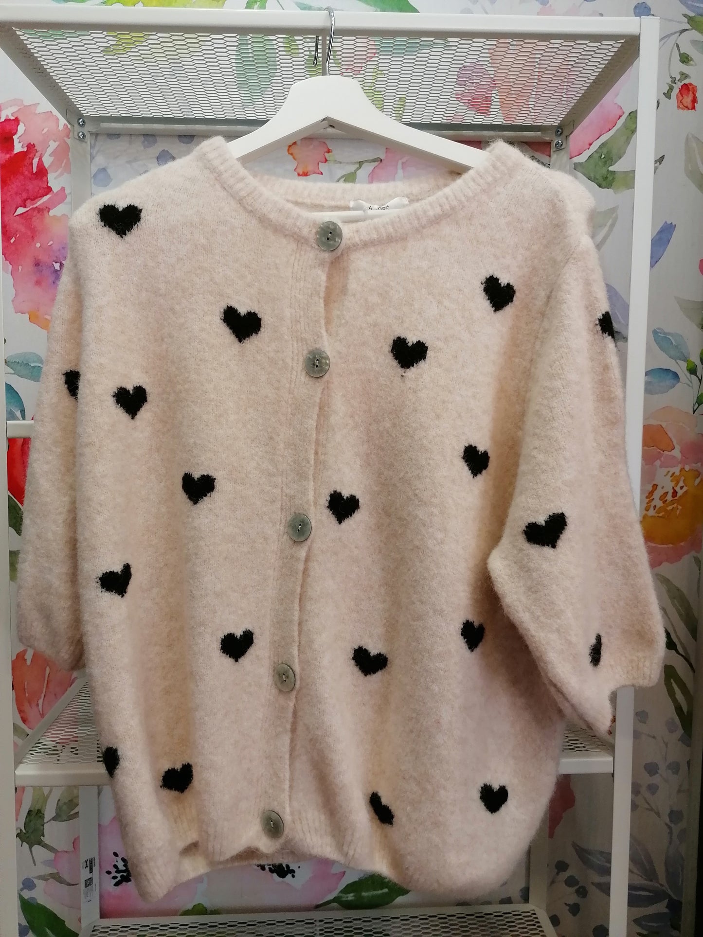 Cardigan cuori
