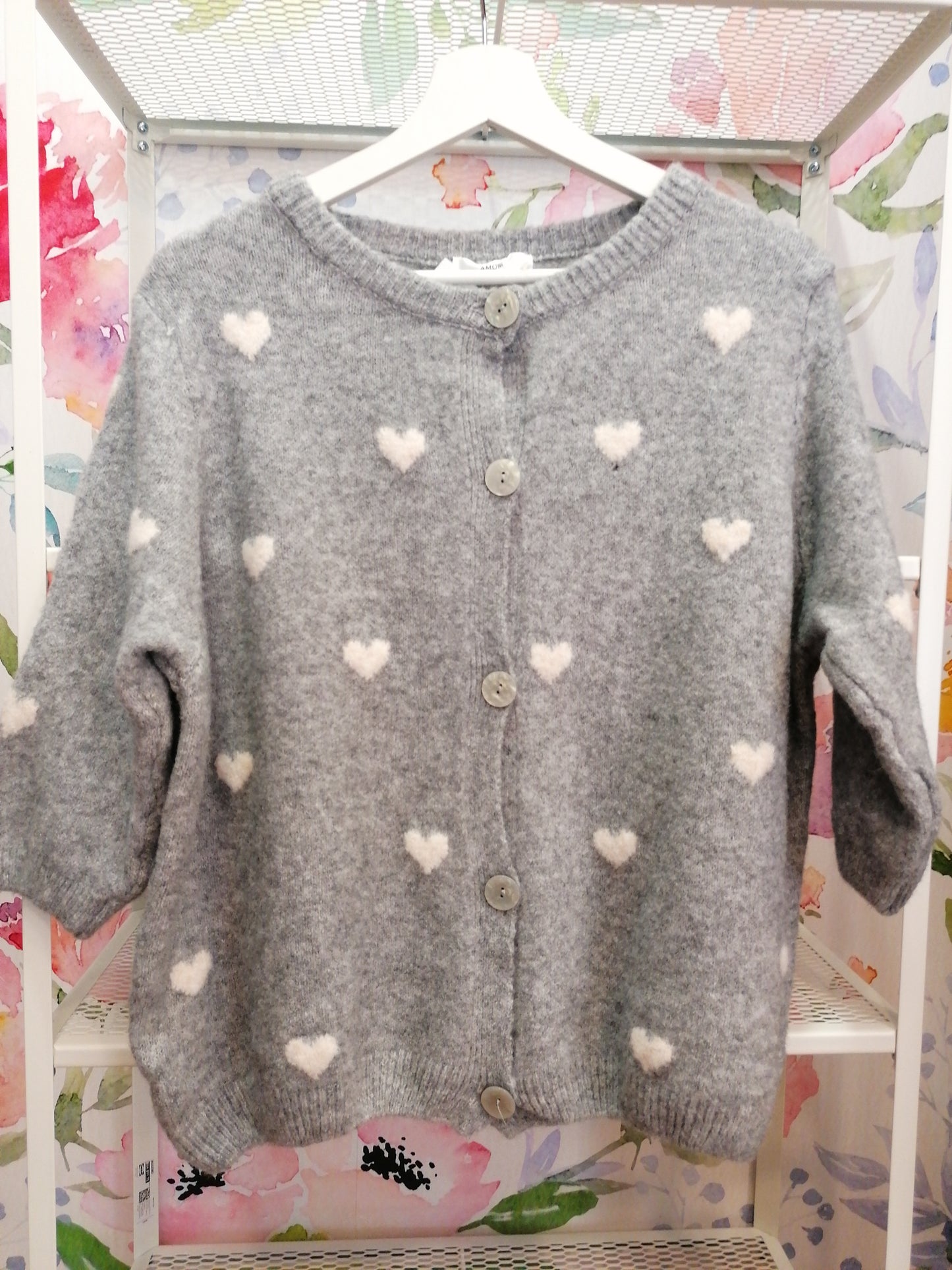 Cardigan cuori