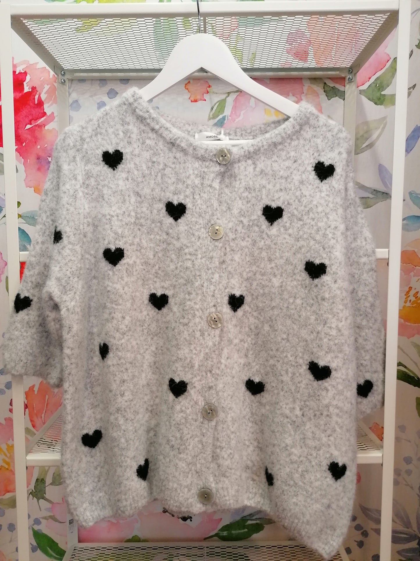 Cardigan cuori