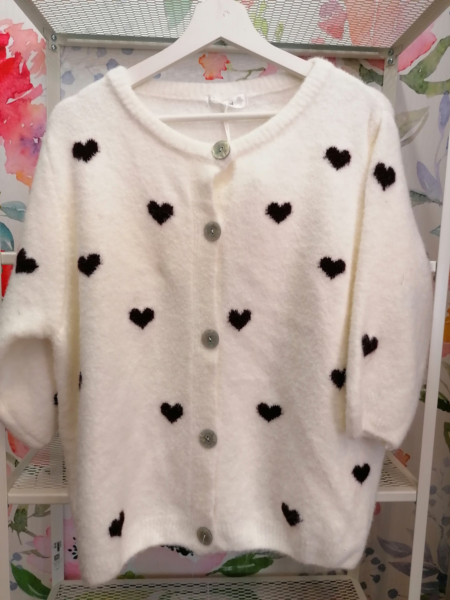 Cardigan cuori