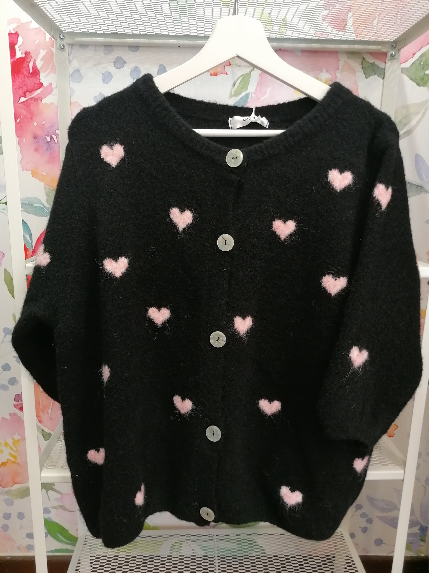Cardigan cuori