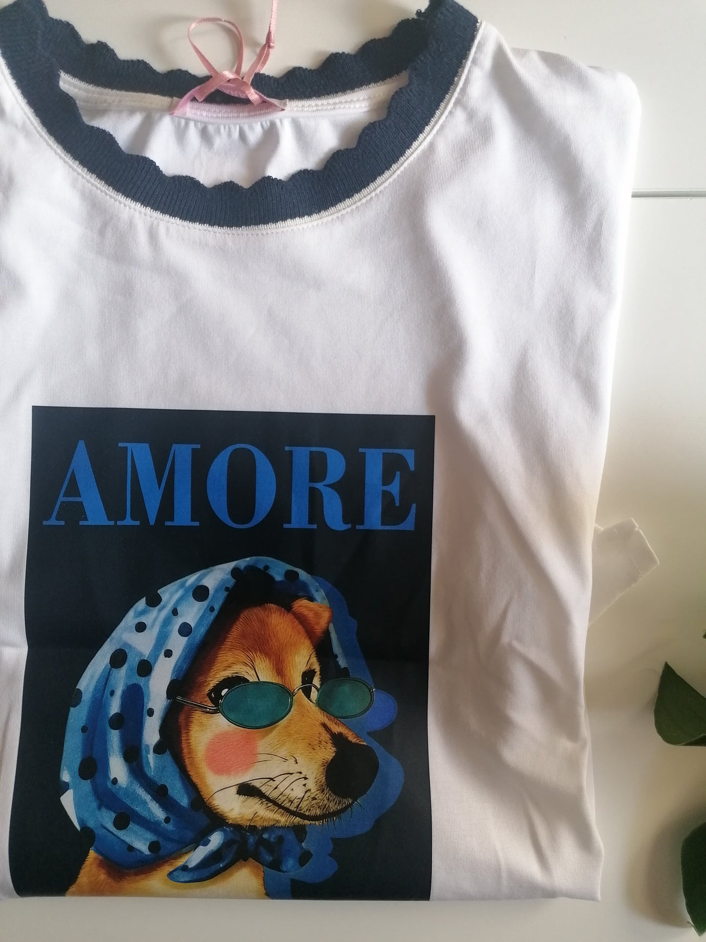 T-Shirt cagnolino BLU