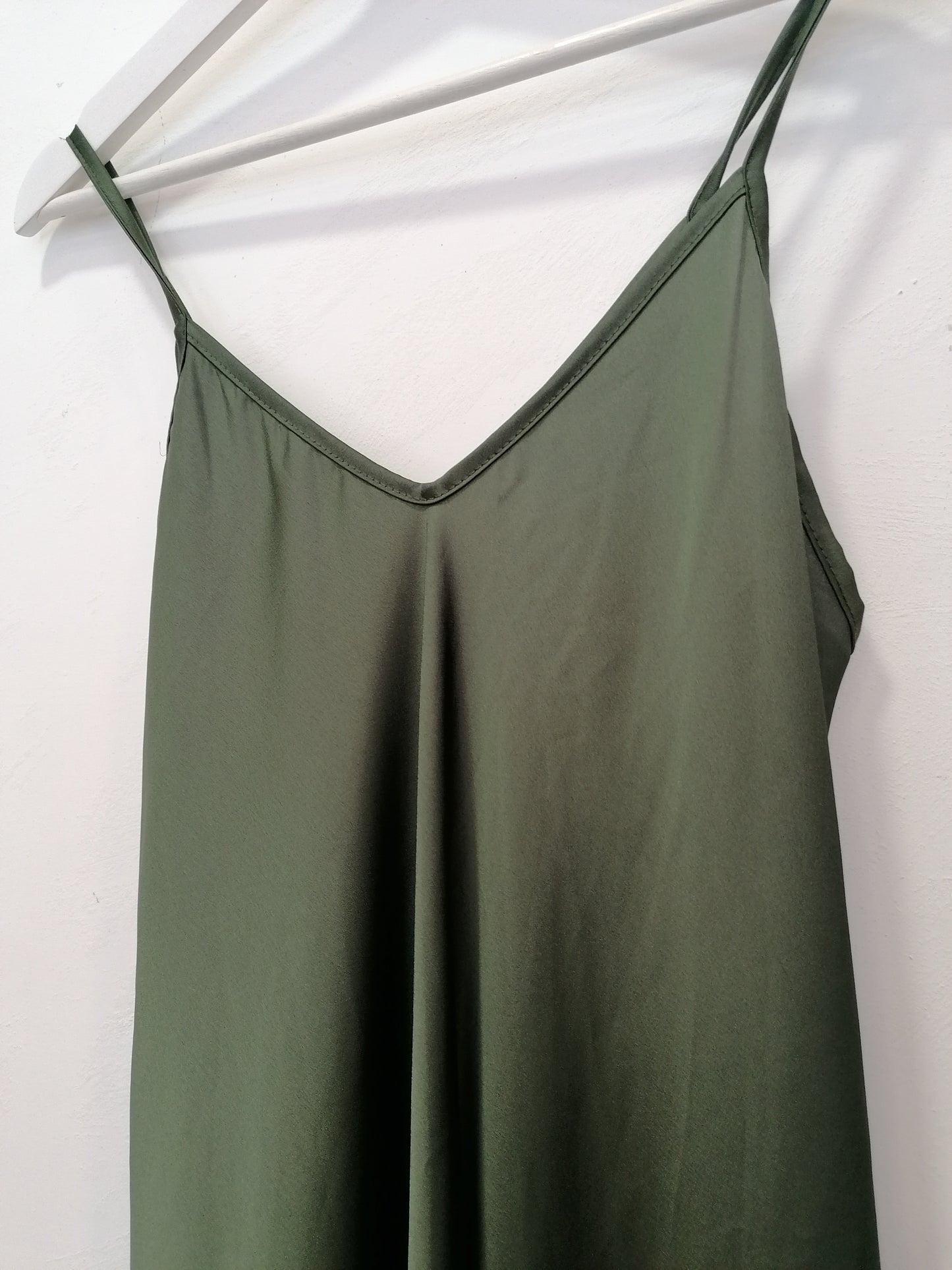 Long dress prendisole satin