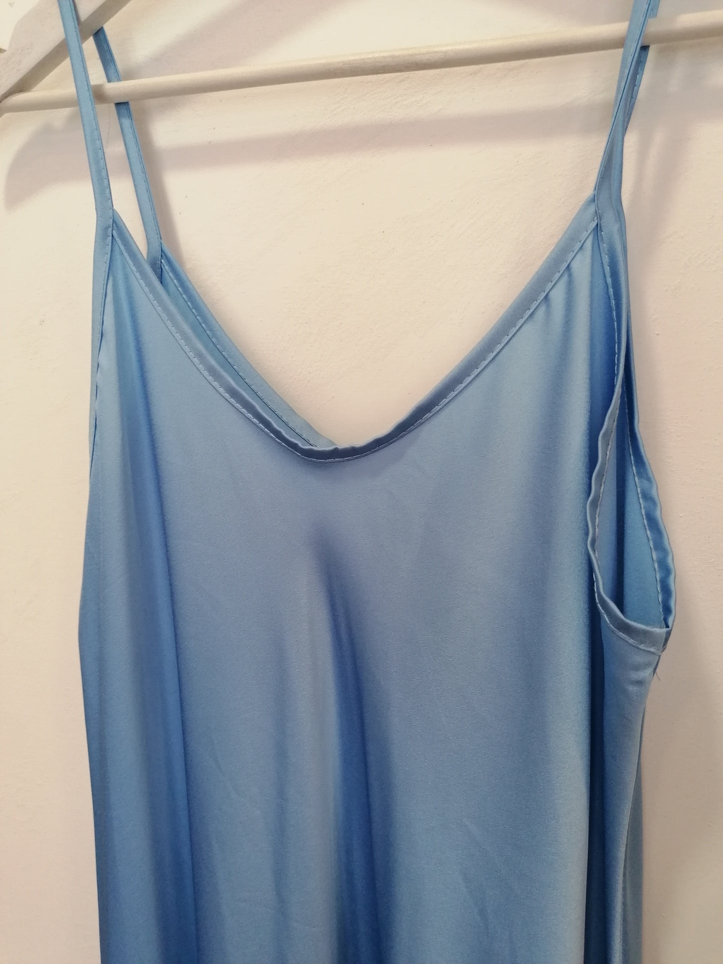 Long dress prendisole satin