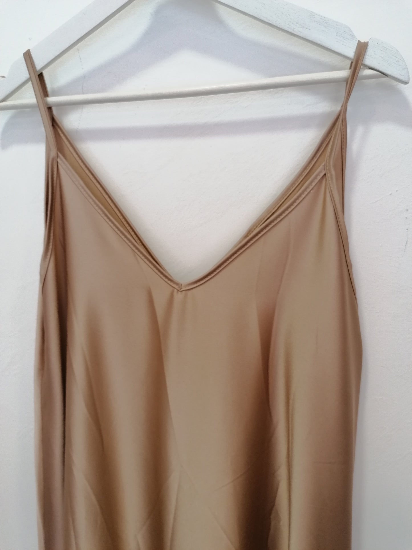 Long dress prendisole satin