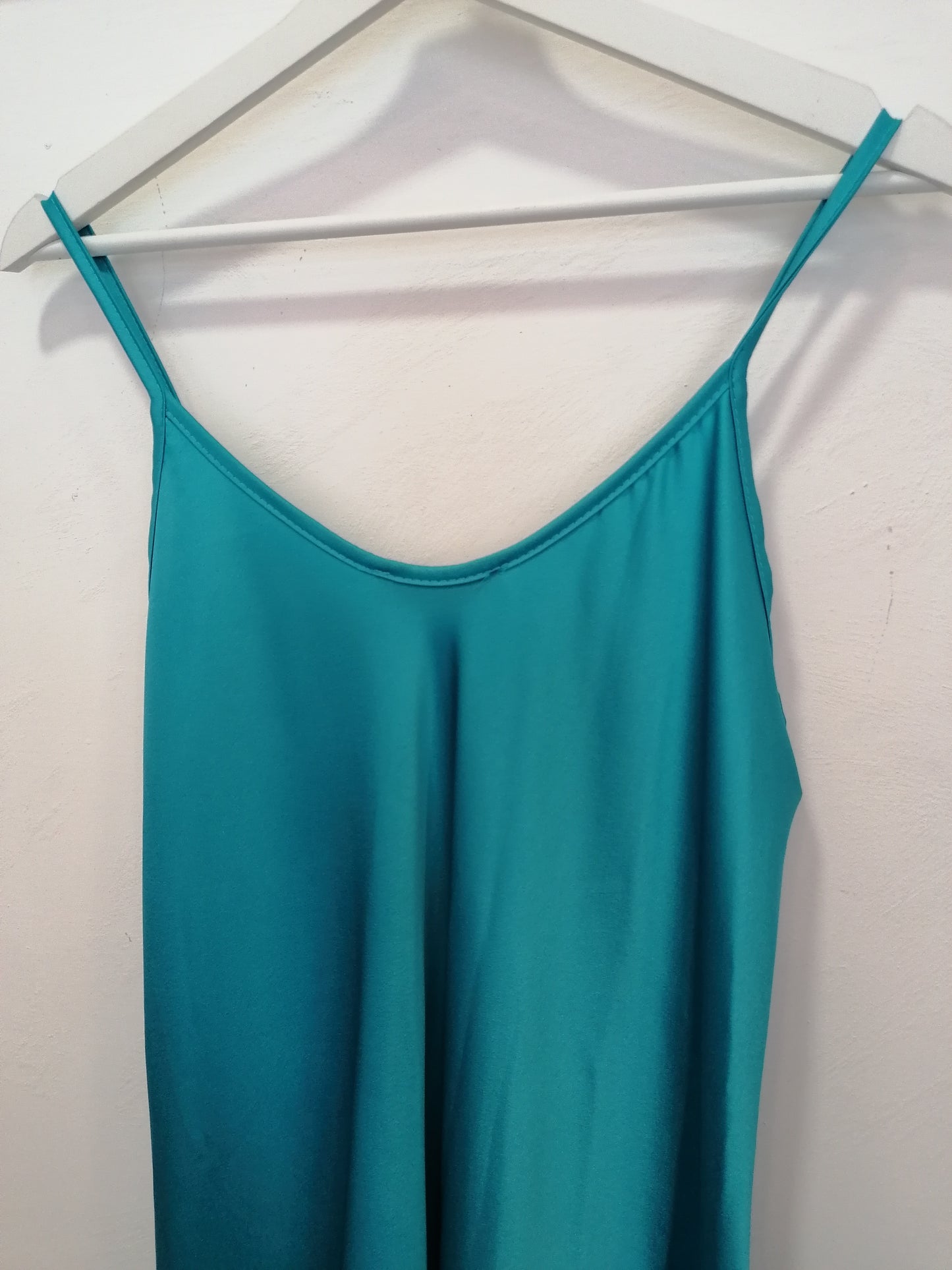 Long dress prendisole satin