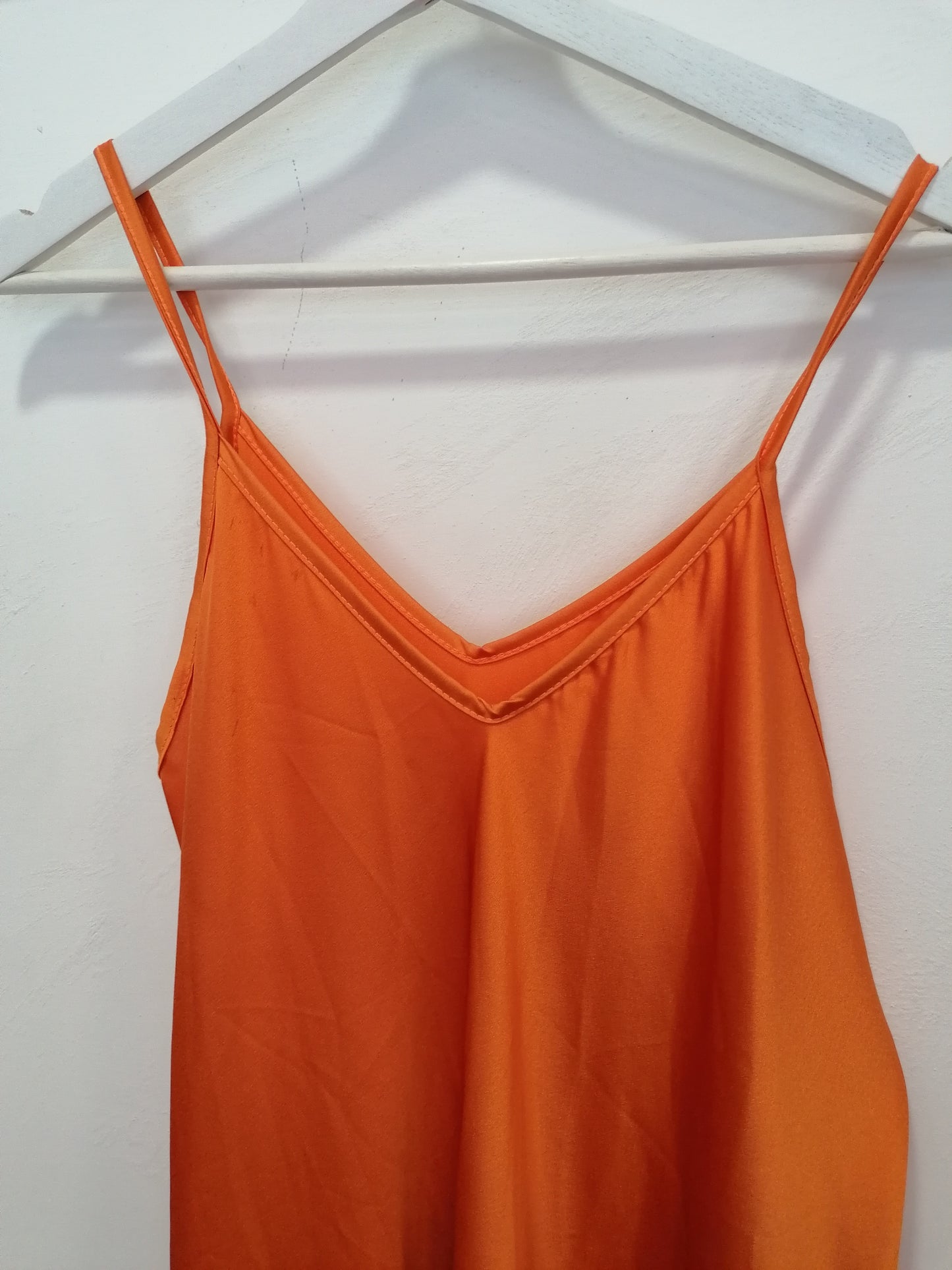 Long dress prendisole satin