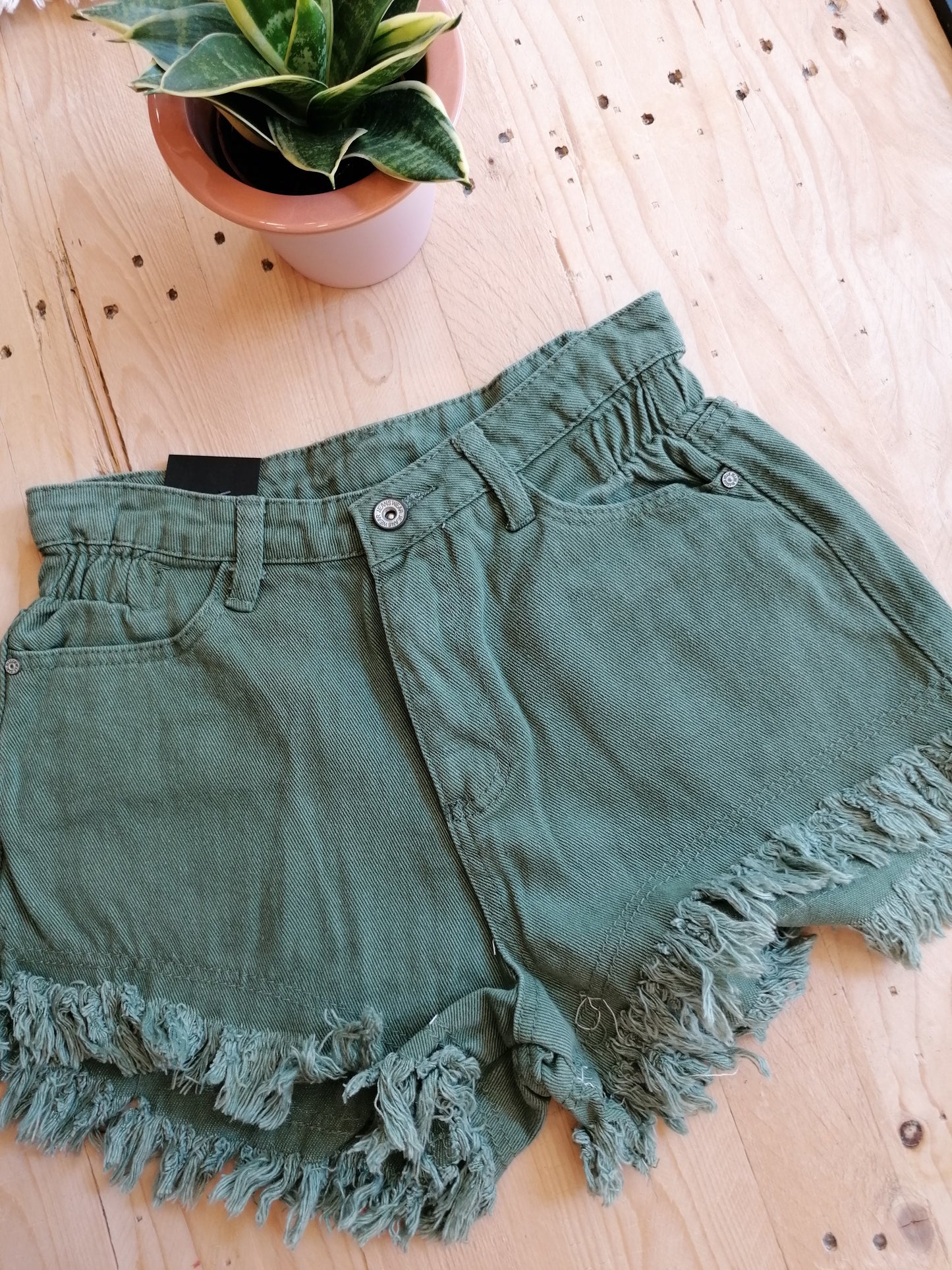 📢SPECIAL PRICE 📢Shorts in denim a caramella vita alta
