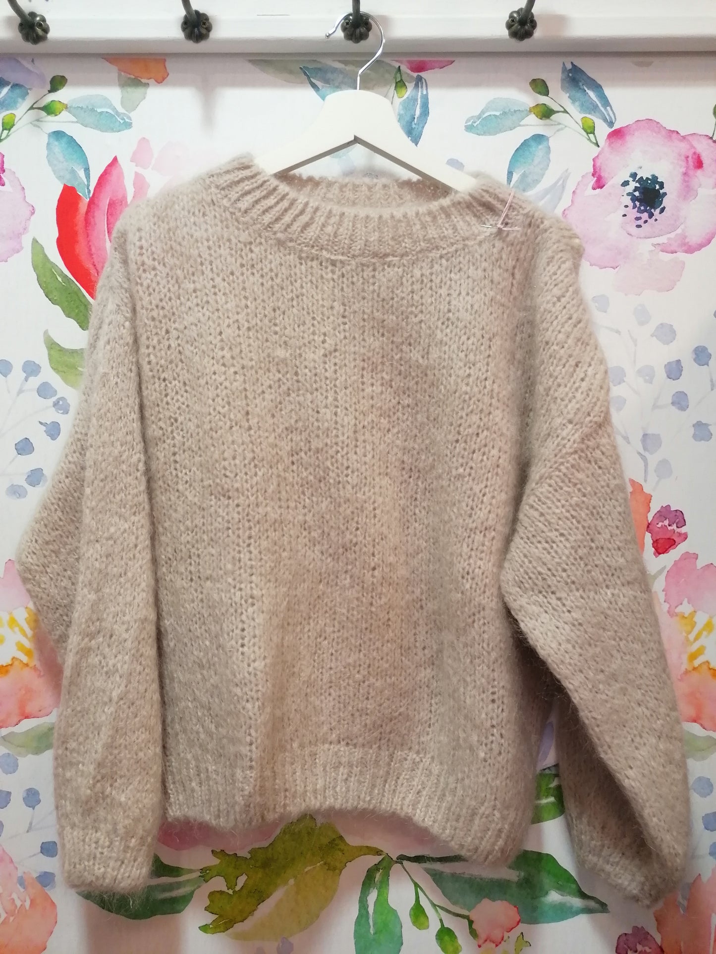 Pull basico N. 3 mohair collo rotondo