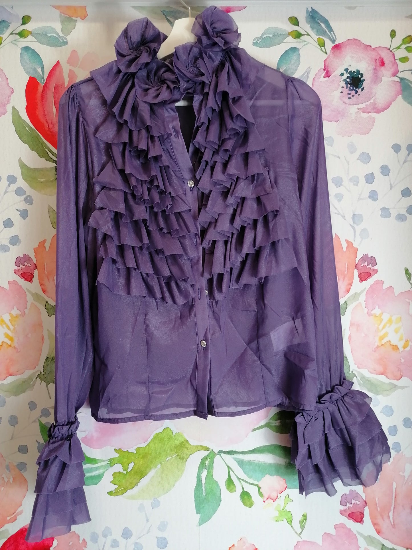 Camicia tanti volant