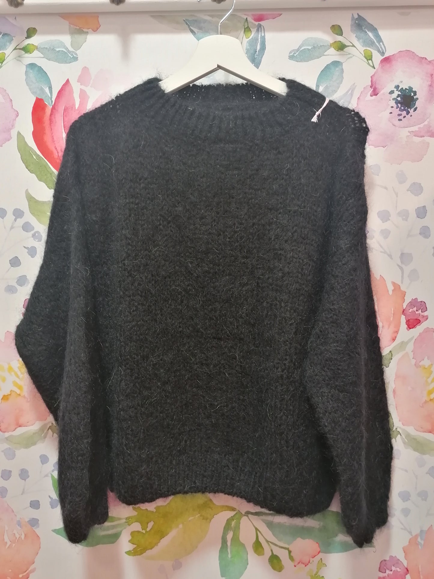 Pull basico N. 3 mohair collo rotondo