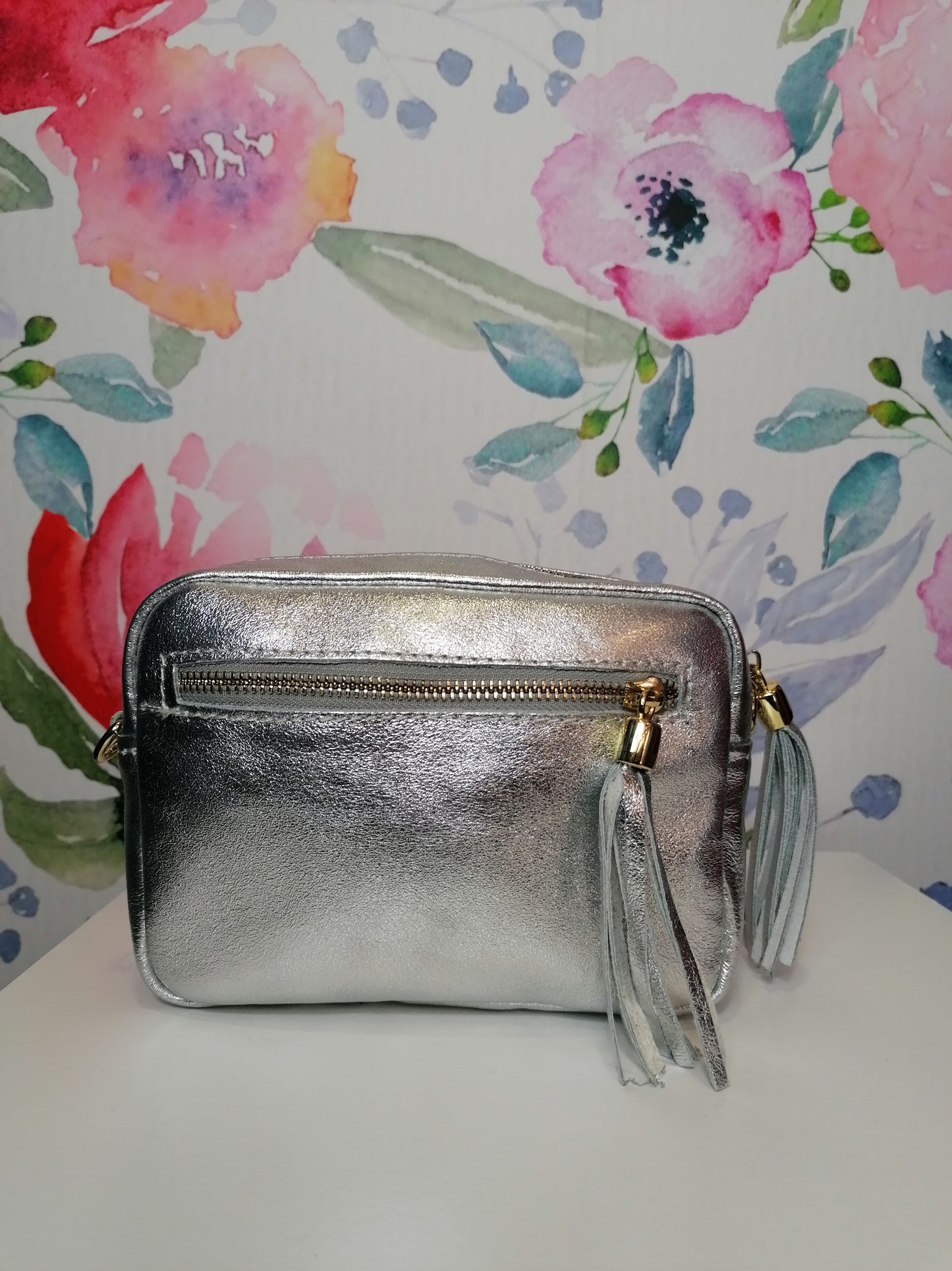 QUADROTTA MINI Borsa a tracolla in pelle
