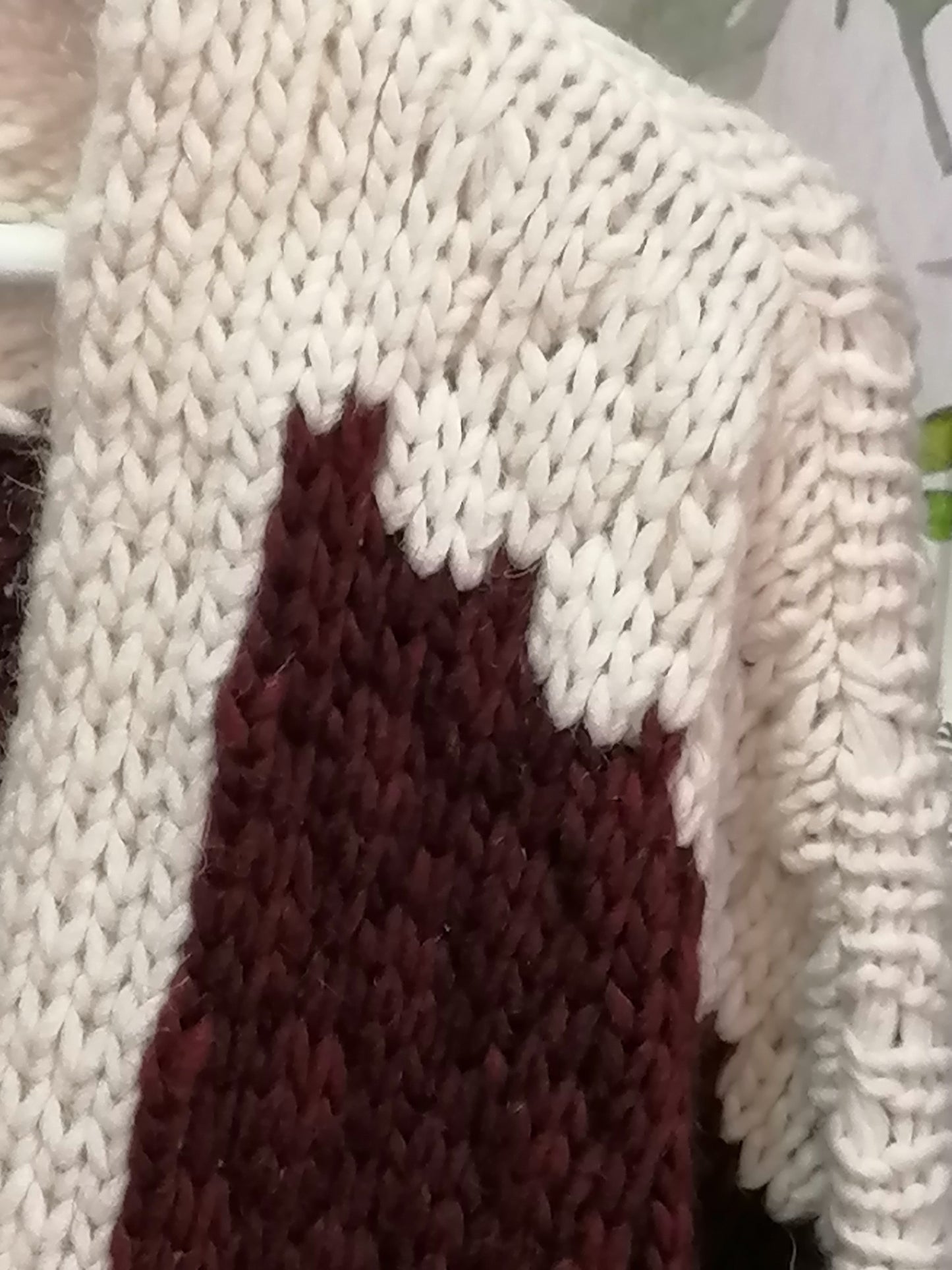 Cardigan senza bottoni righe