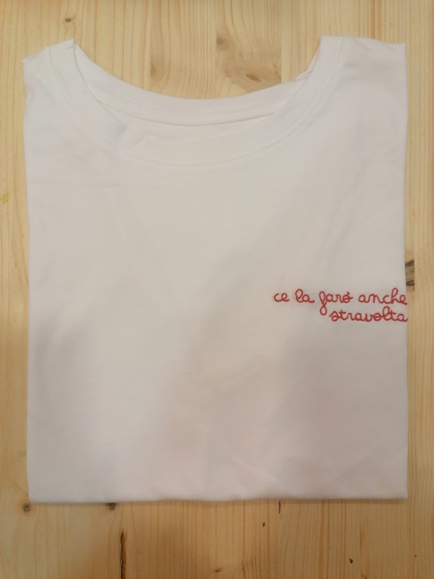 T-shirt "ce la farò anche stravolta"