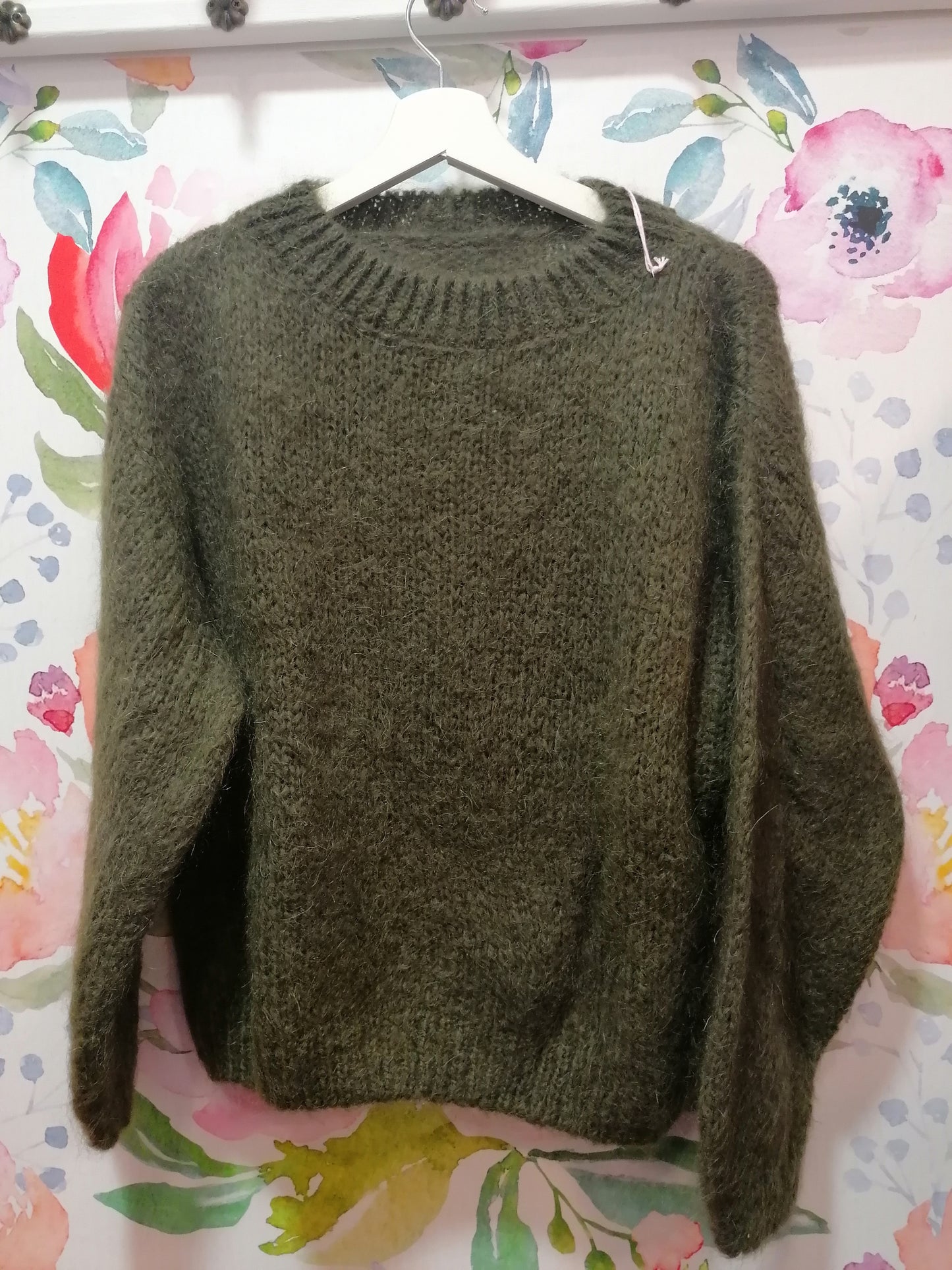 Pull basico N. 3 mohair collo rotondo