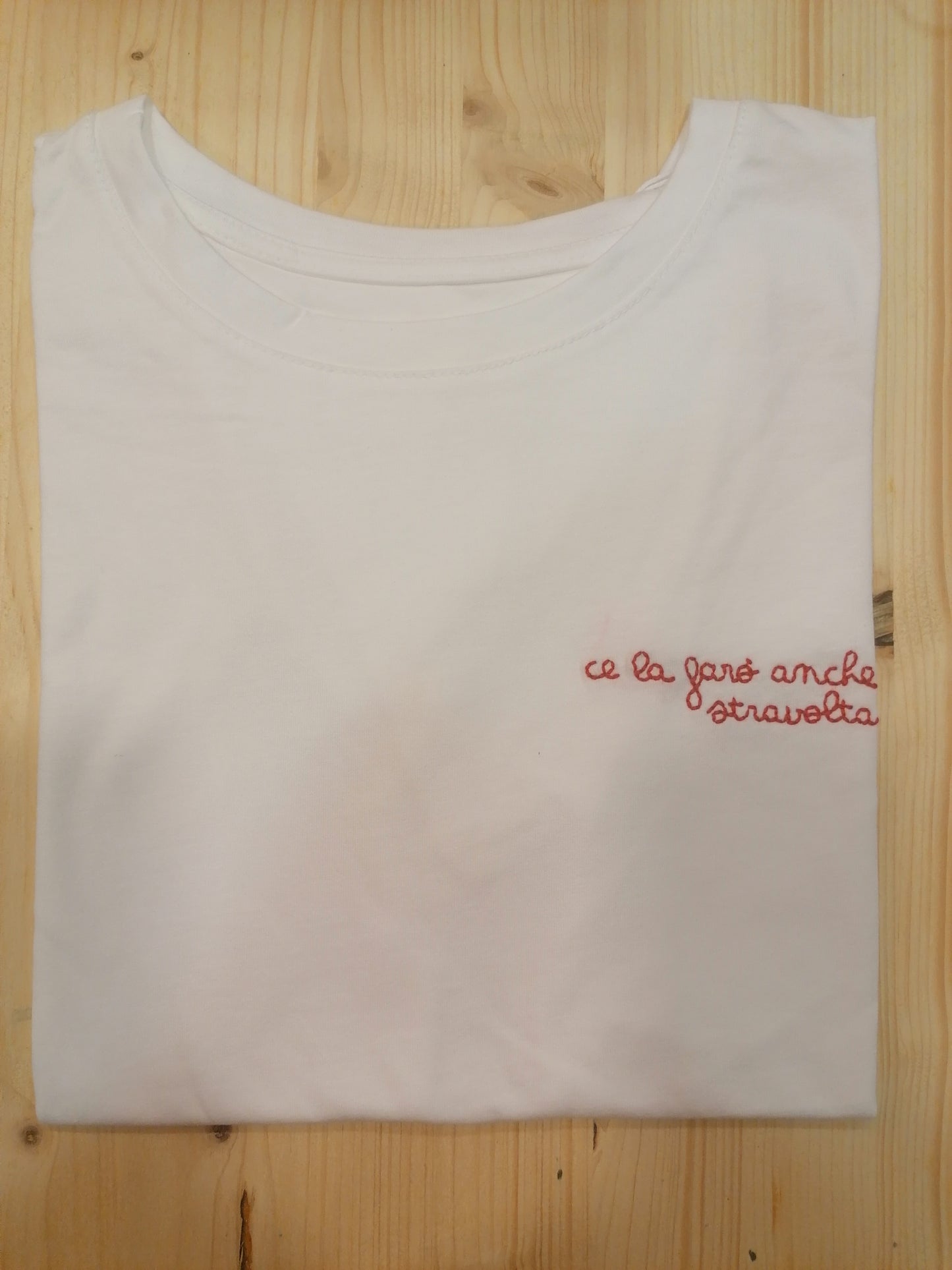 T-shirt "ce la farò anche stravolta"