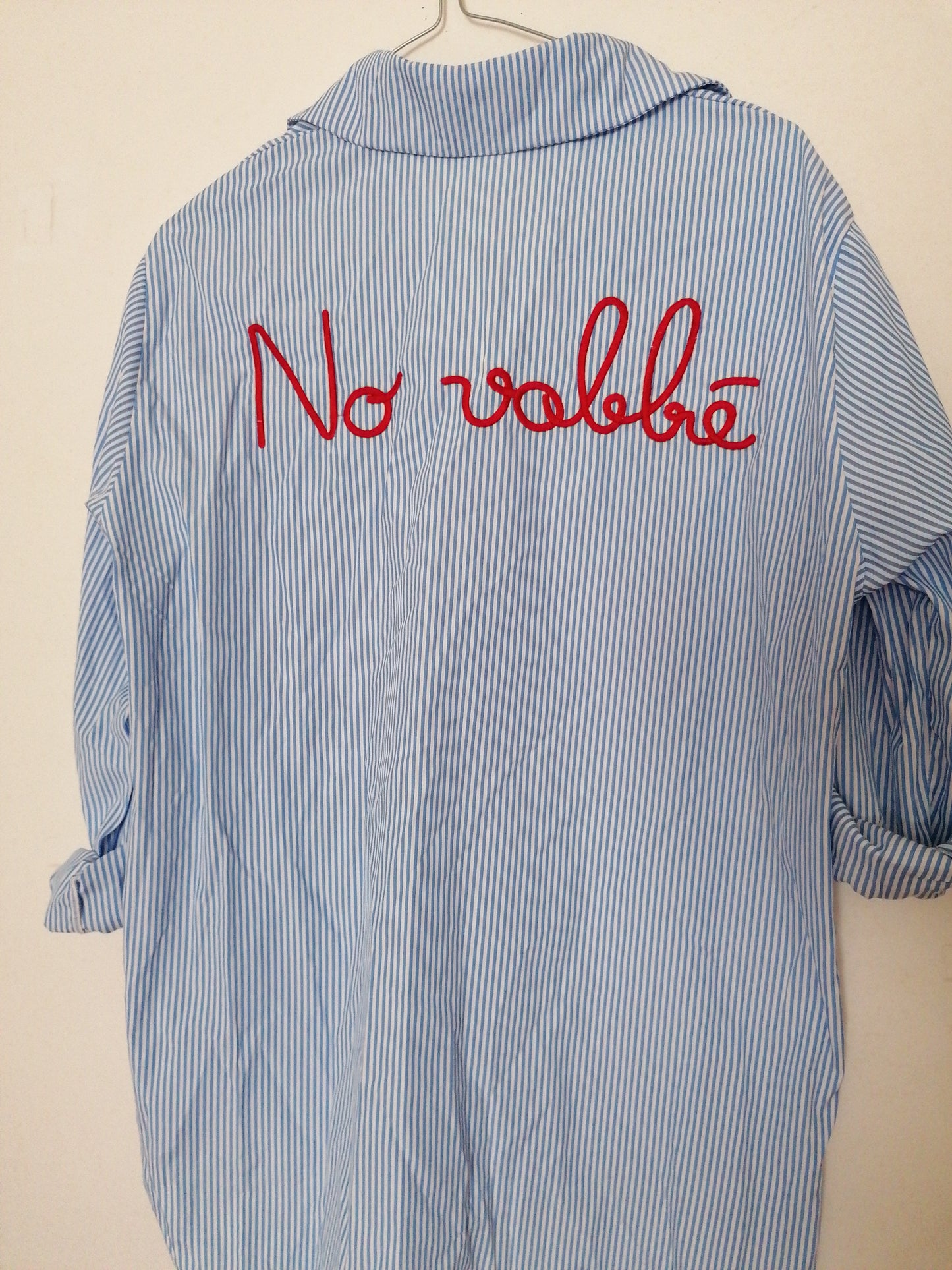 Camicia righe "no vabbè"
