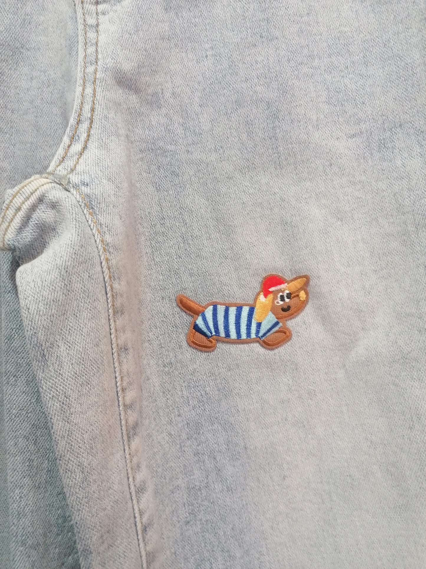 Jeans wide leg bassotti