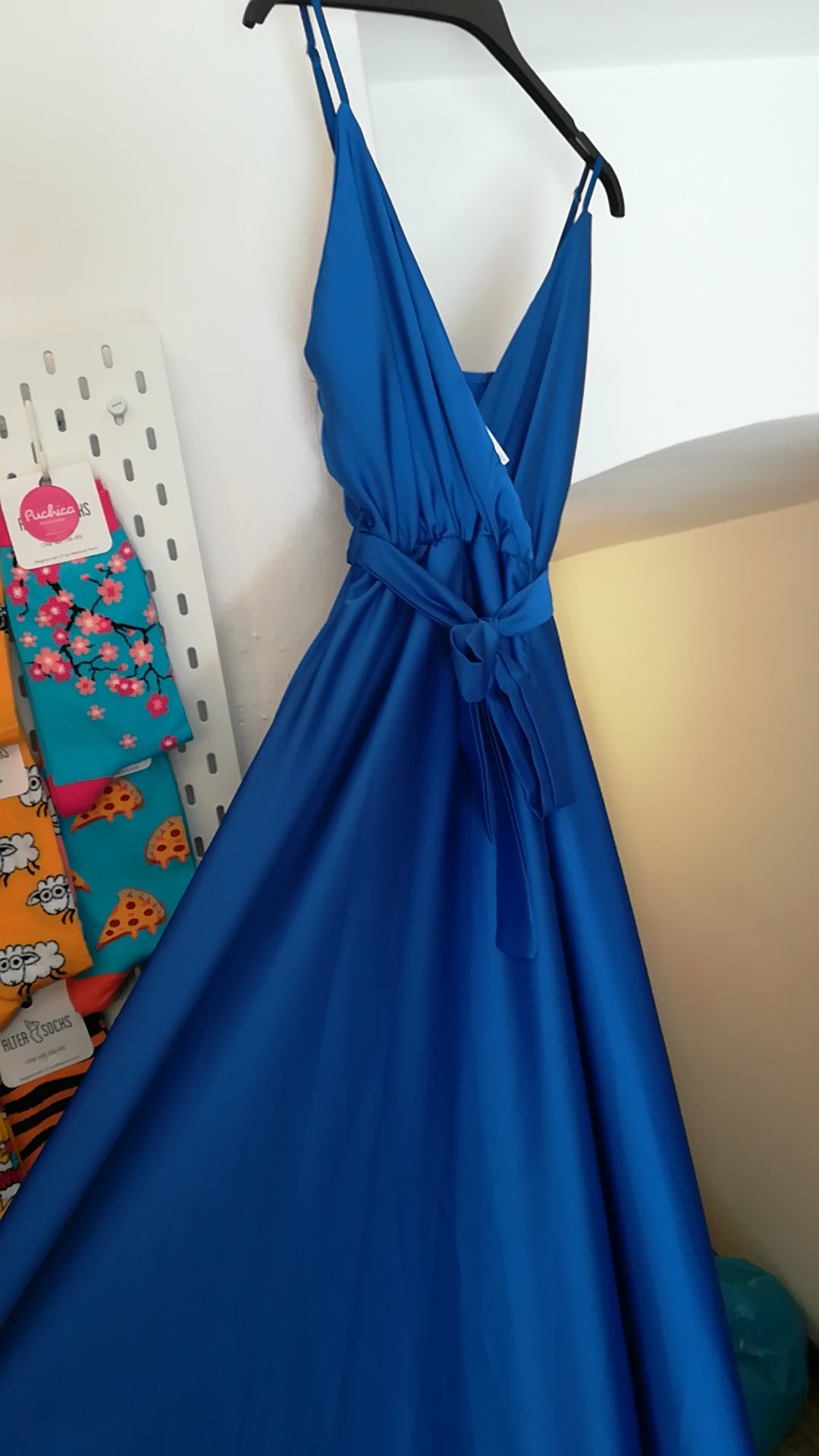 Long dress MARTINA in raso