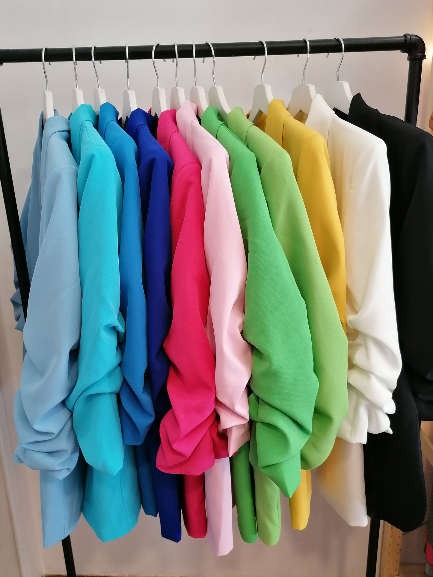 Blazer maniche arriccio TINTA UNITA