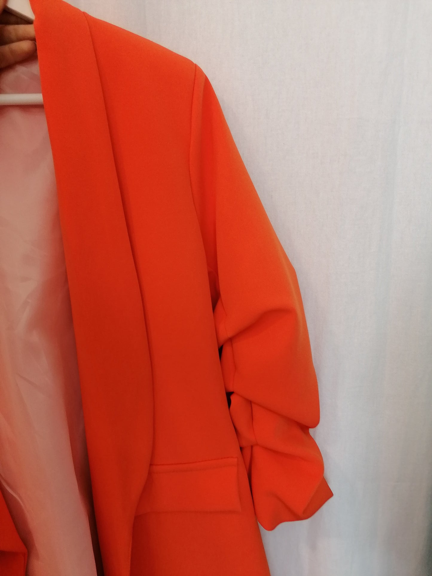 Blazer maniche arriccio TINTA UNITA