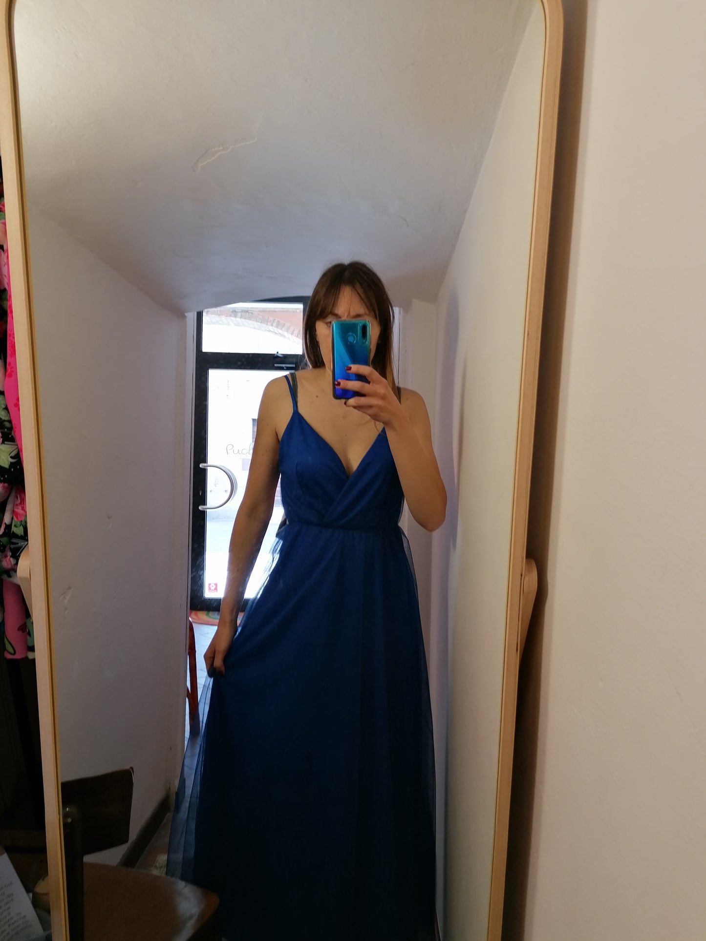 Long dress AGATA in tulle