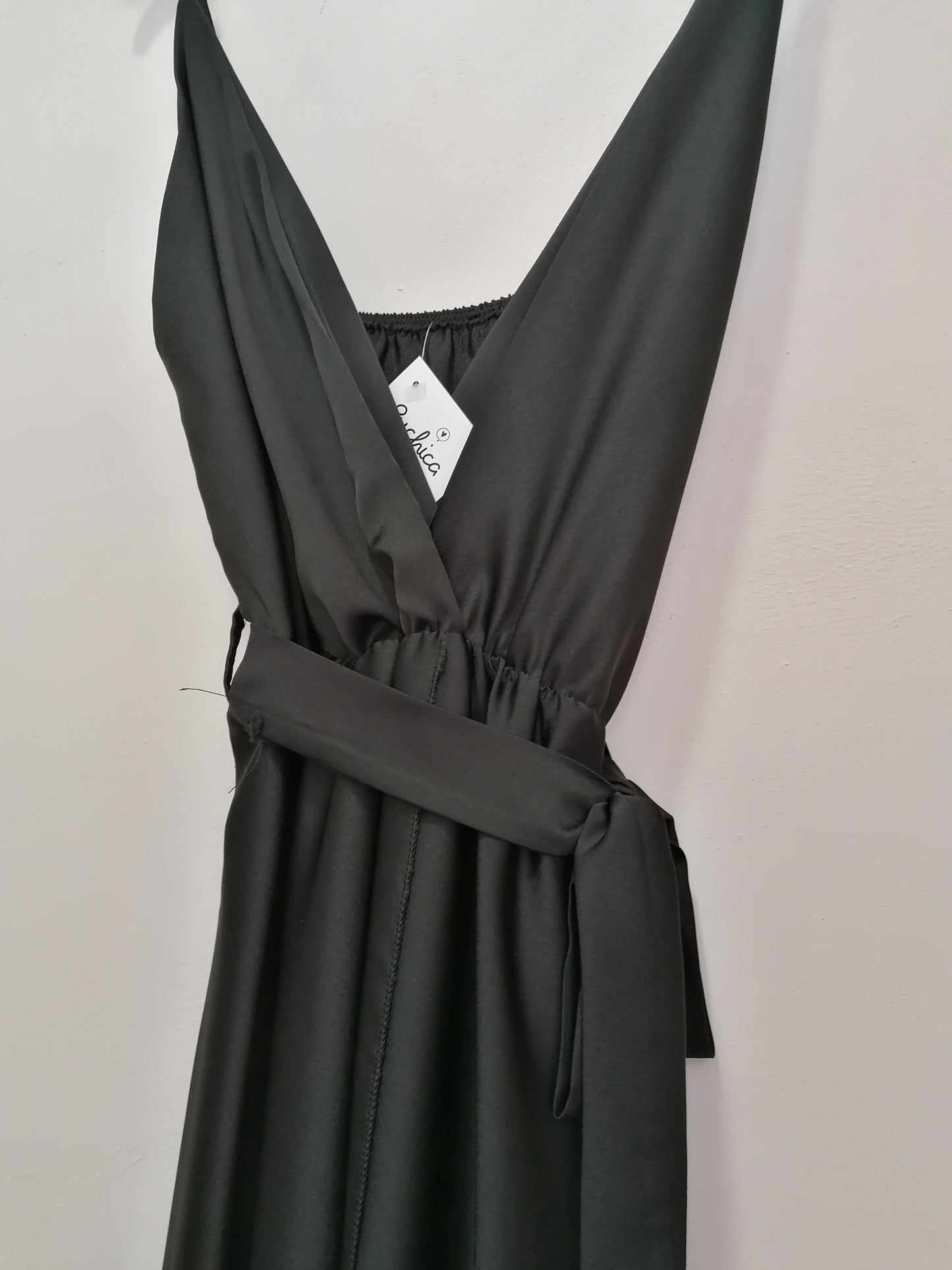 Long dress MARTINA in raso