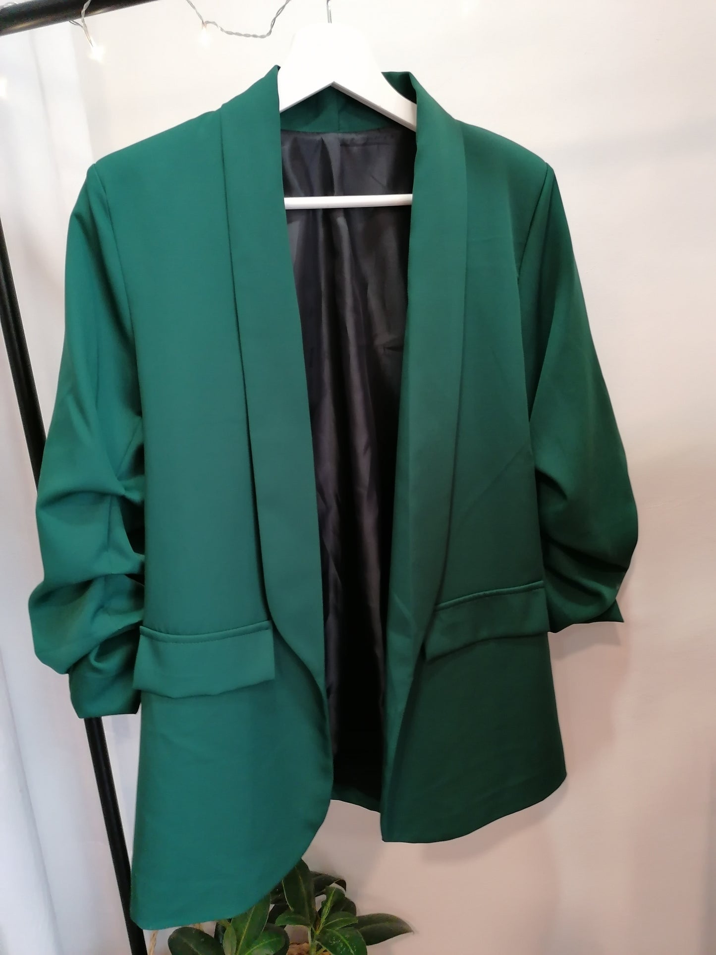 Blazer maniche arriccio TINTA UNITA