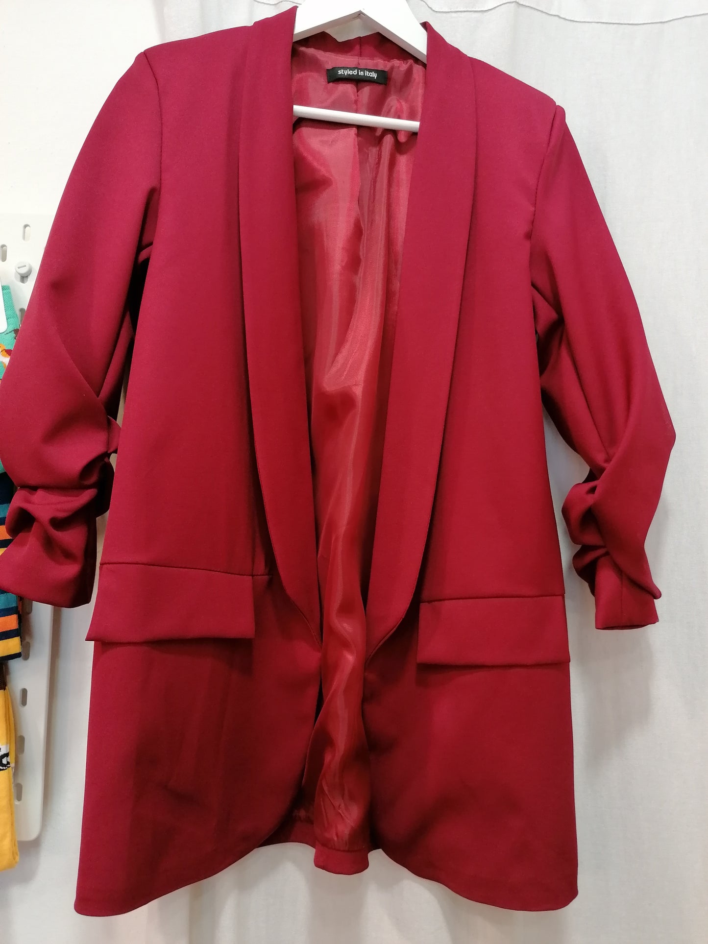 Blazer maniche arriccio TINTA UNITA