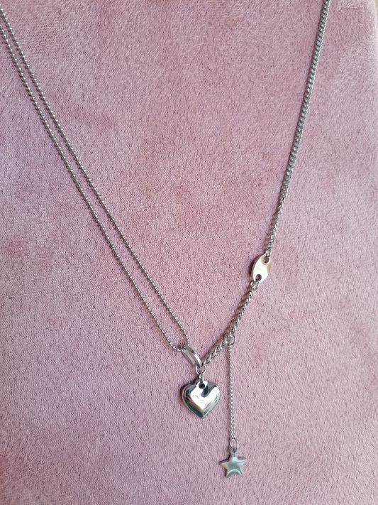 Collana cuore SILVER