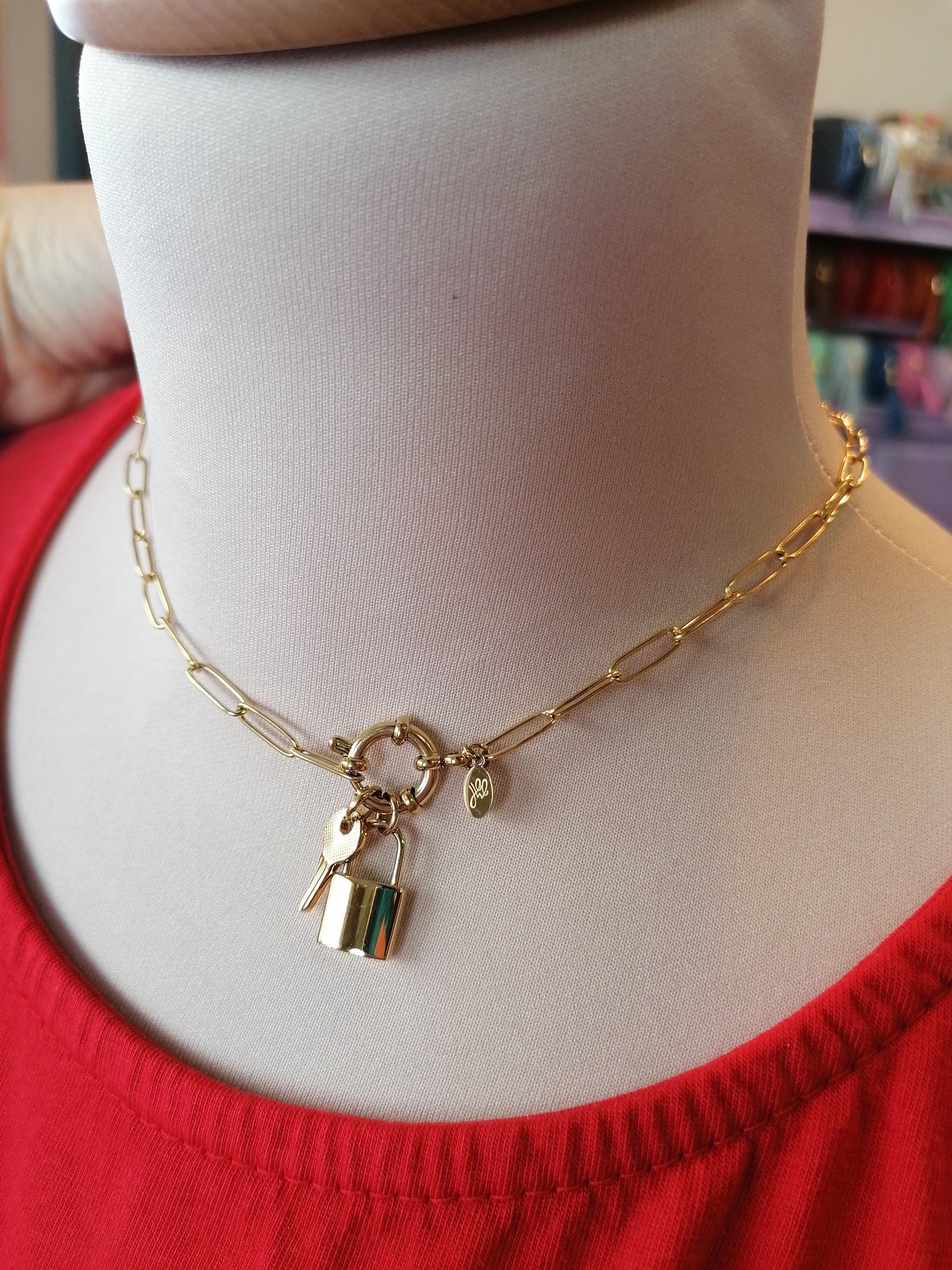 Collana lucchetto GOLD