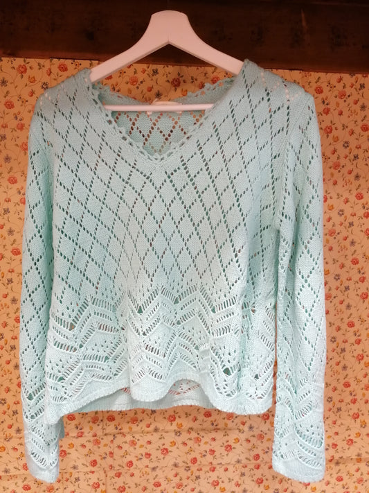 Pull leggero maniche a campana
