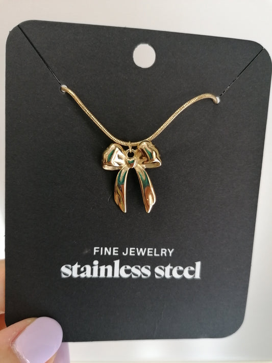 Collana lunga fiocco GOLD