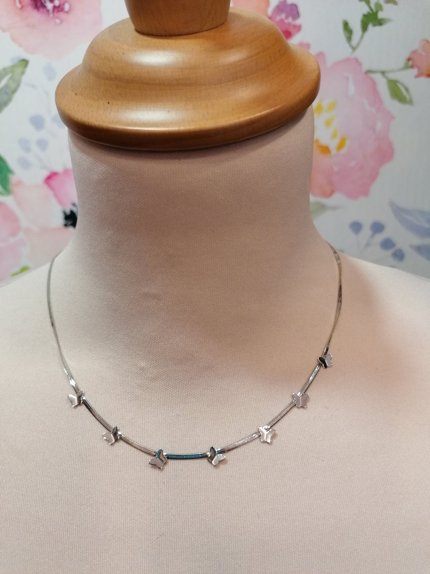 Collana farfalle SILVER