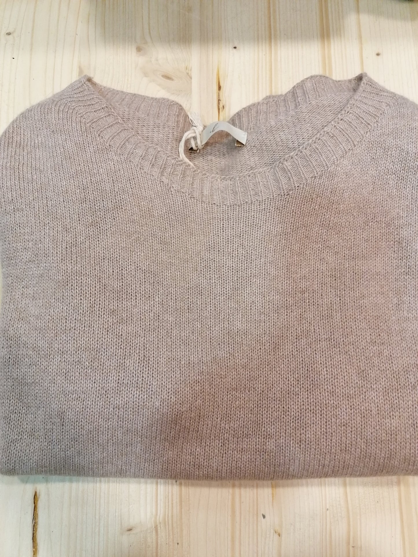 Maglioncino cashmere collo rotondo