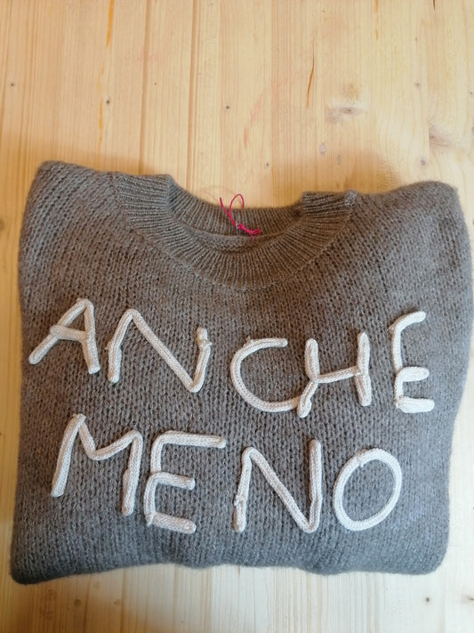 Pull "anche meno" MOCHA MOUSSE