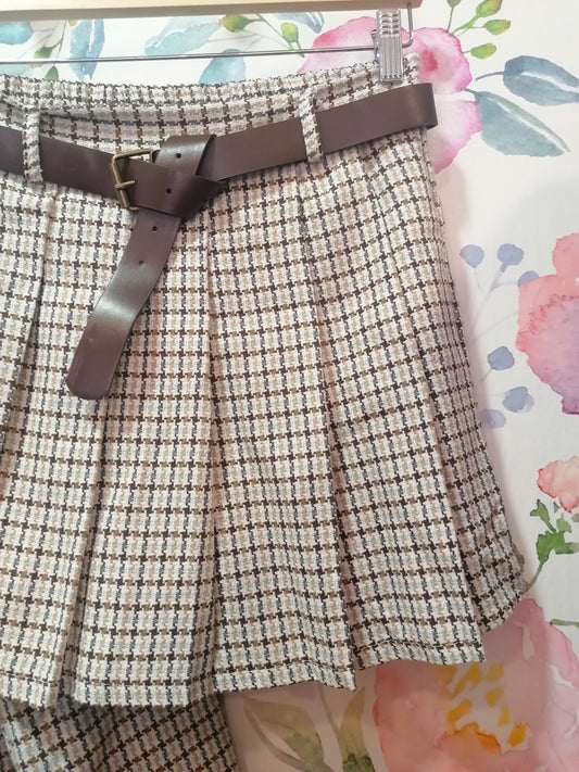 Completo blazer + gonna a pieghe