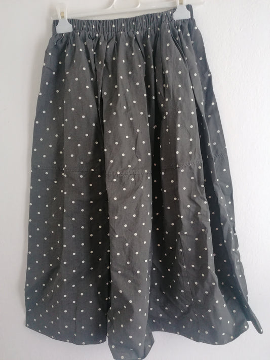Gonna a pois di cotone