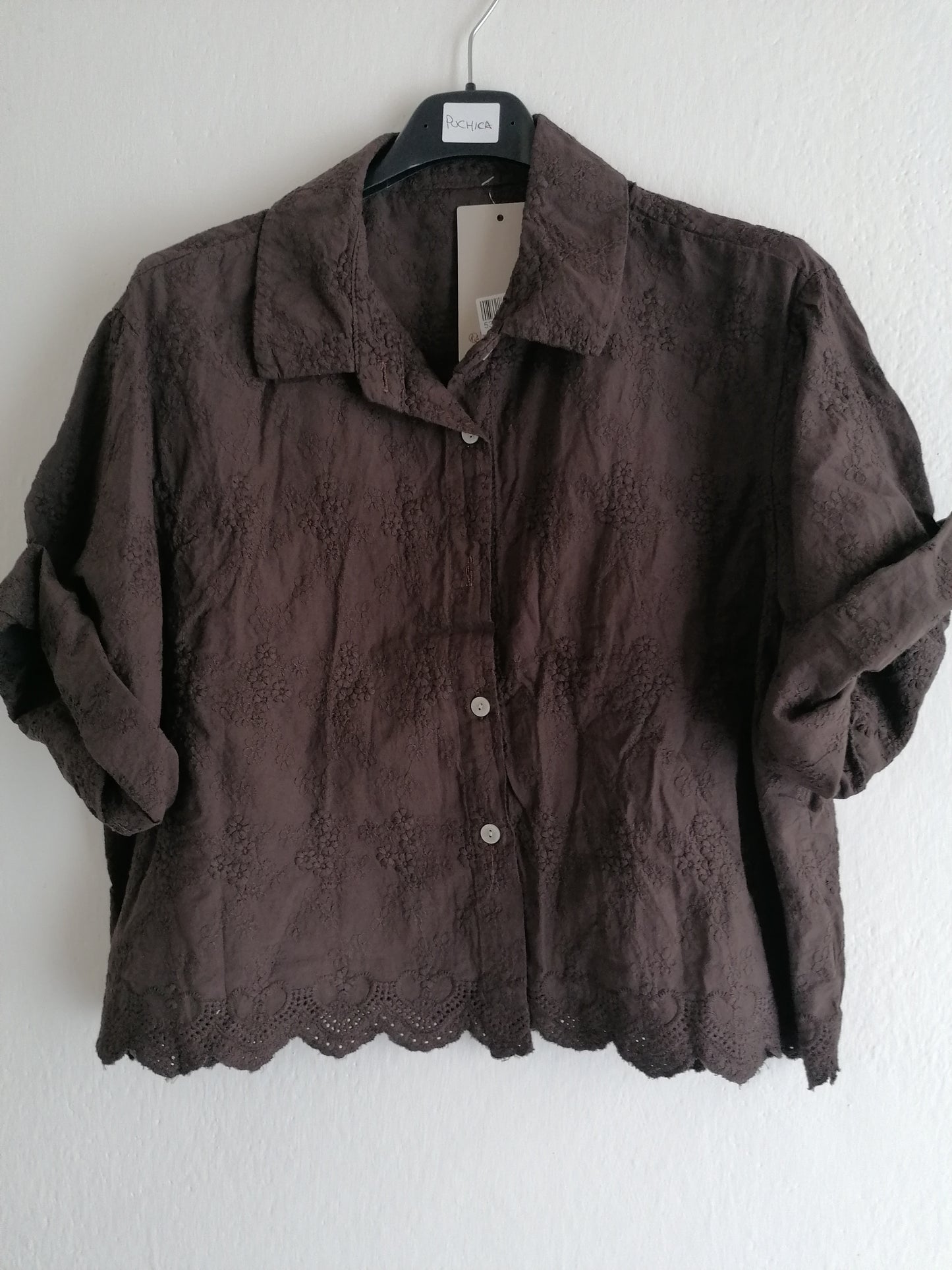 Completo sangallo camicia+shorts