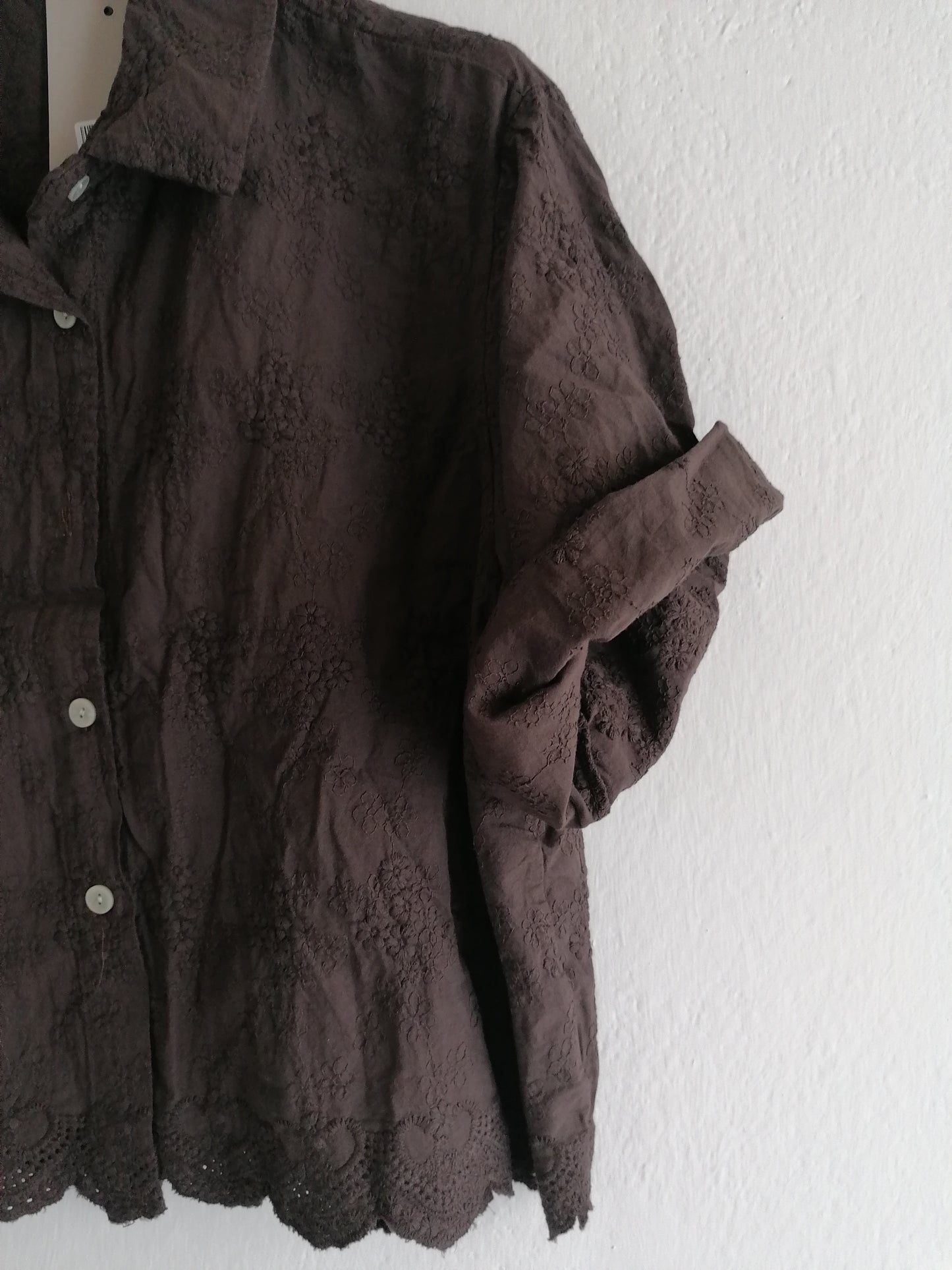 Completo sangallo camicia+shorts