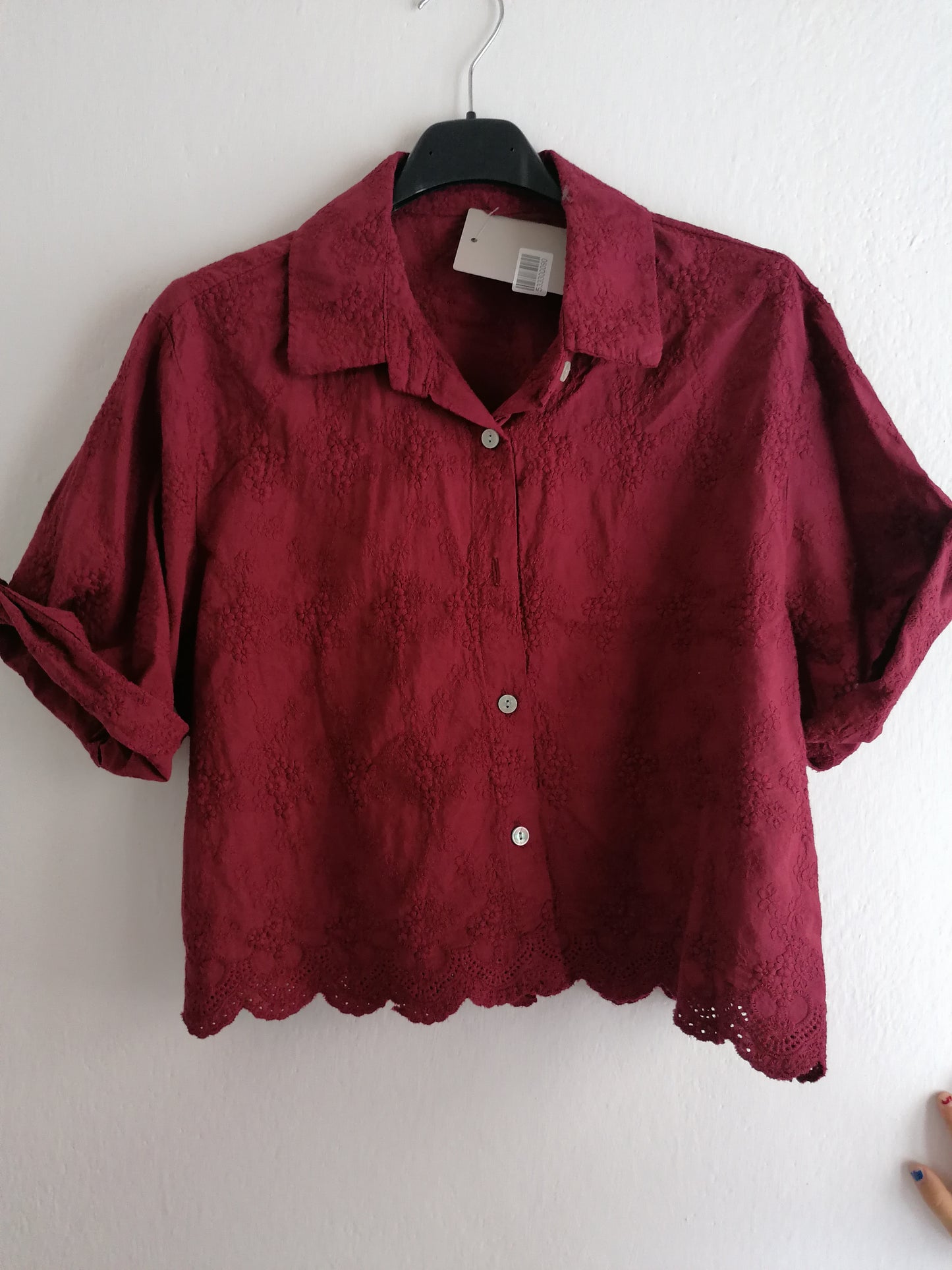 Completo sangallo camicia+shorts