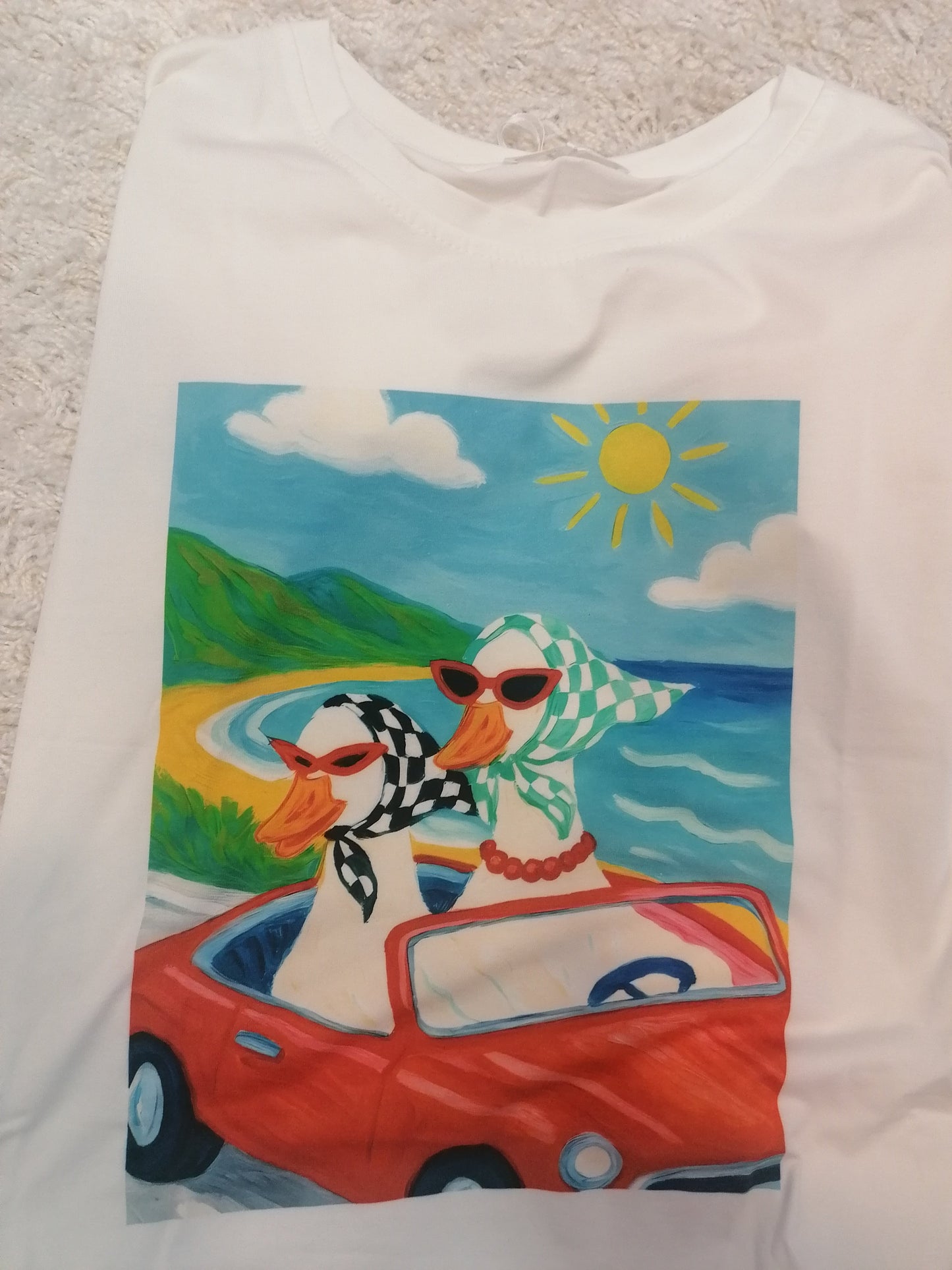 T-shirt over Oche in viaggio